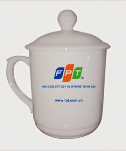 Cốc sứ có lắp in logo