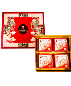 HỘP 4 BÁNH TRUNG THU CAO CẤP - TRĂNG VÀNG